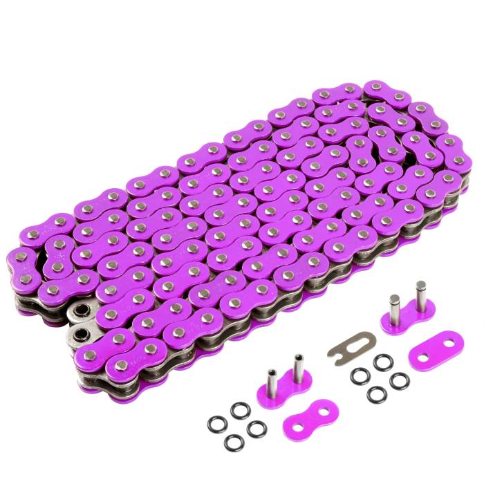 Caltric - Caltric O-Ring Purple Drive Chain CH168-124L - Image 1