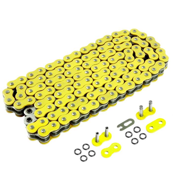 Caltric - Caltric O-Ring Yellow Drive Chain CH126-120L-2 - Image 1
